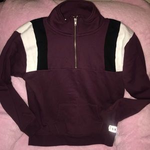 3/4 zip sweatshirt - Pink